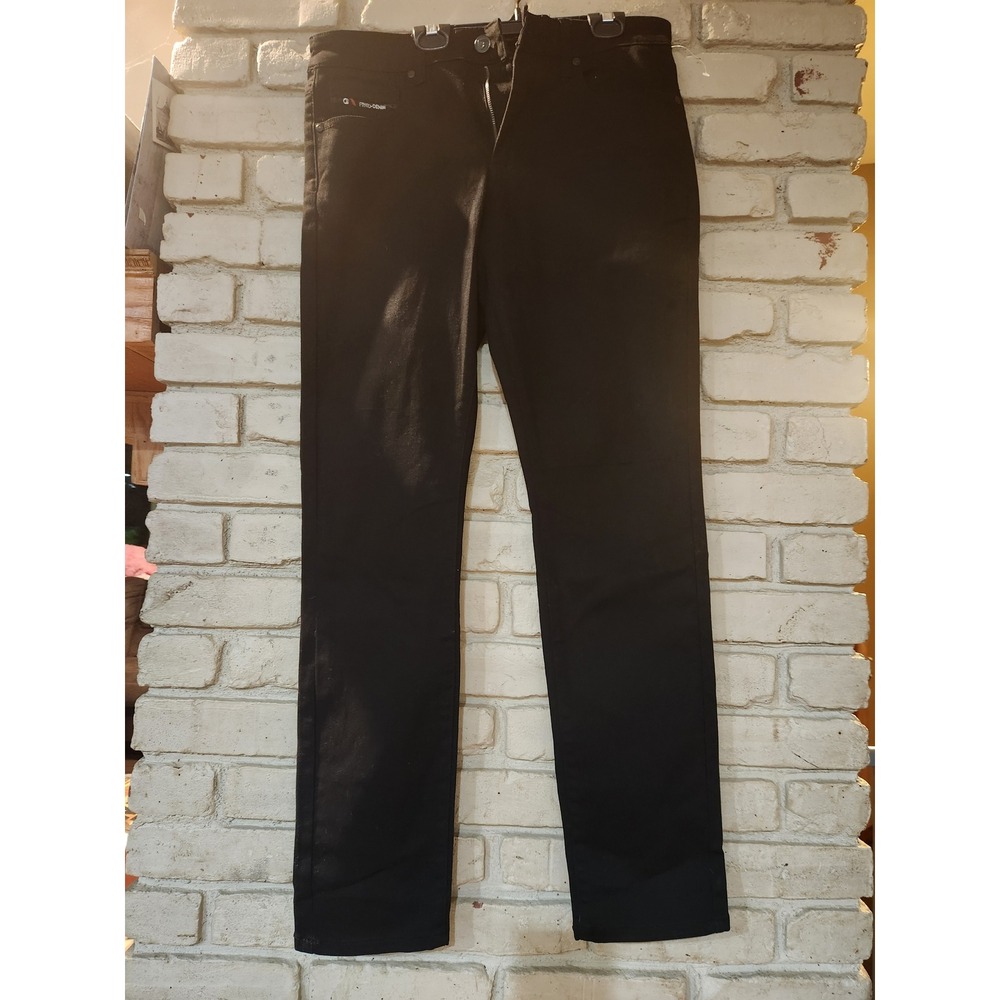 Fried Denim Mens Slim Fit Black Jeans